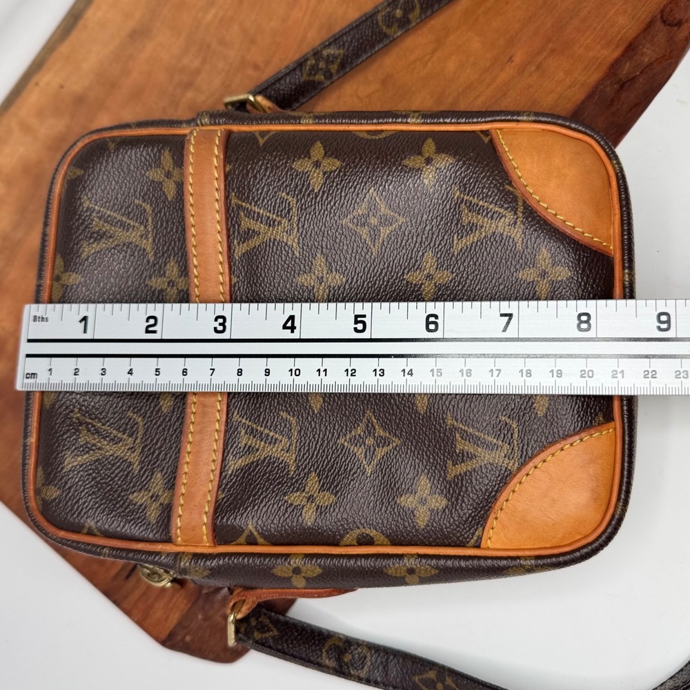 Louis Vuitton LV Monogram Danube 15 Crossbody Camera Bag Brown Tan SL0044 - Picture 14 of 16